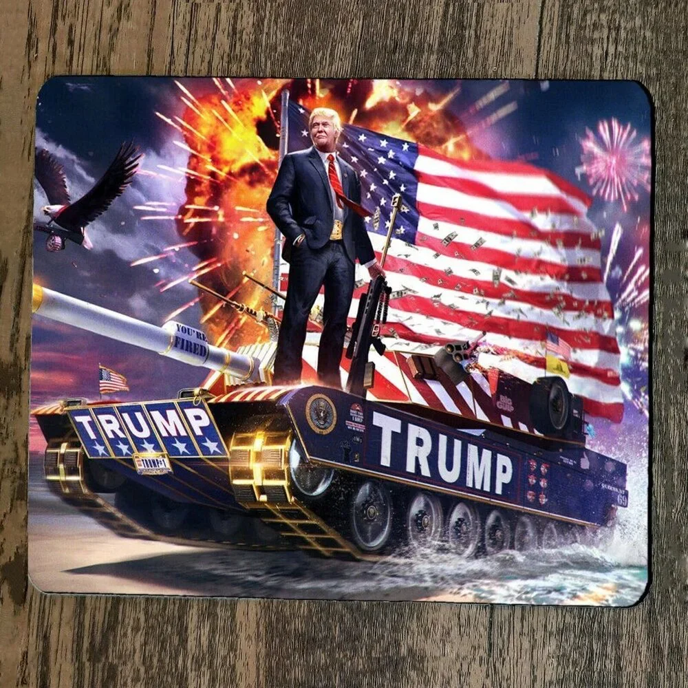 Mouse Pad‎ Trump Tank Donald